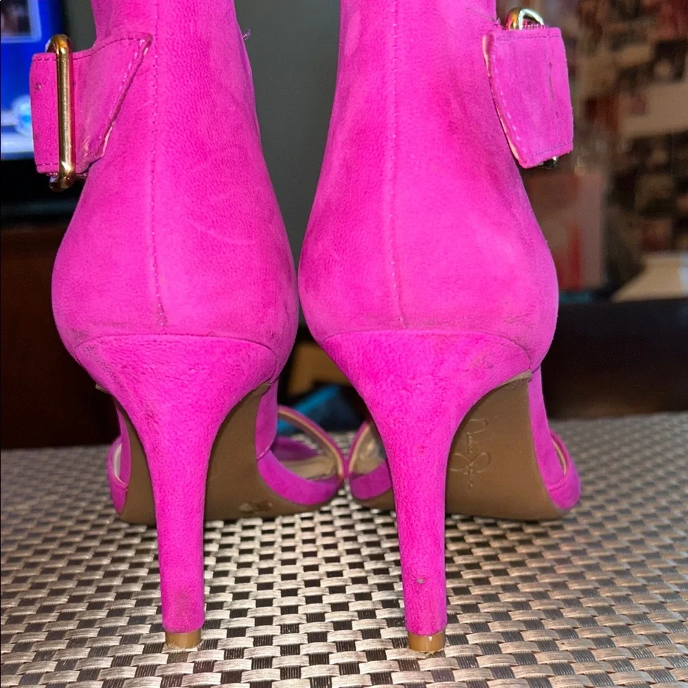 Jessica Simpson Women's Open-Toe Heels Size 7 - Picture 4 of 8